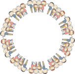 Symbolbild Menschen im Kreis halten sich an den Händen