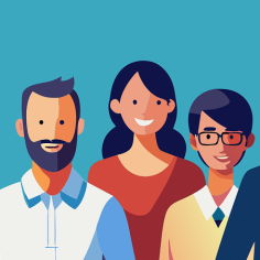 Symbolbild mehrere Menschen